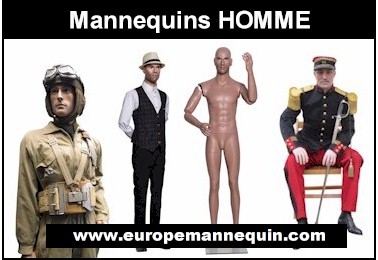 Europe Mannequin-Mannequins réalistes, Têtes et Mains pour Musées et Collectionneurs d'uniformes,costumes,coiffures,casques,casquettes en Militaria et autres